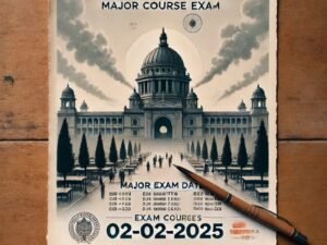 Date for Undergraduate First Semester Major Course